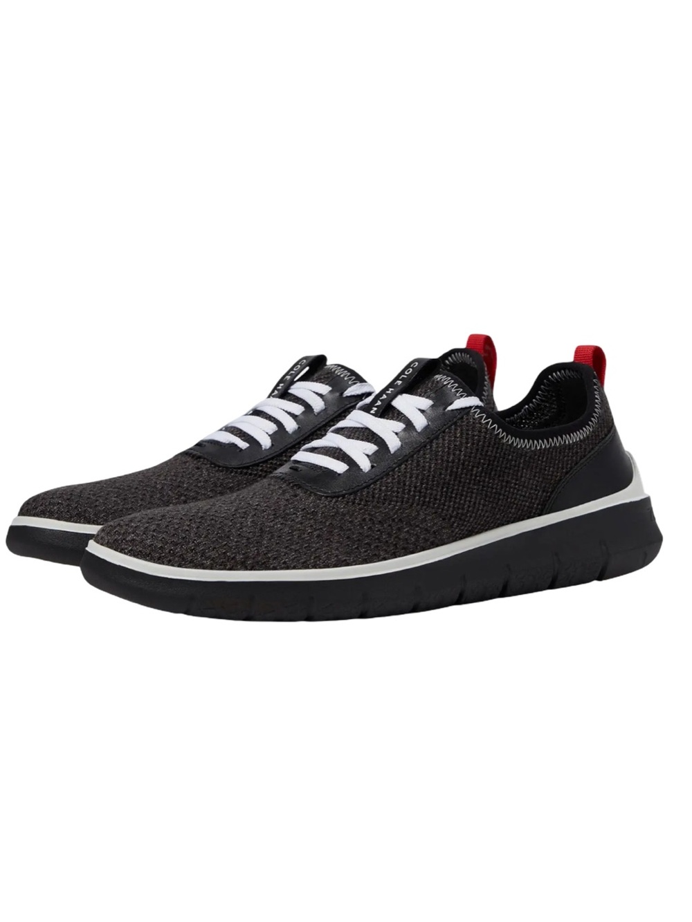 Men's Cole Haan Generation Zerogrand Stitchlite Black Knit Casual Sneakers 11.5